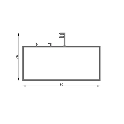 PAÑO FIJO TUBULAR (90 X 40 MM)