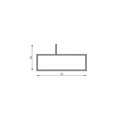 TUBO ALETADO – 75 X 25 MM