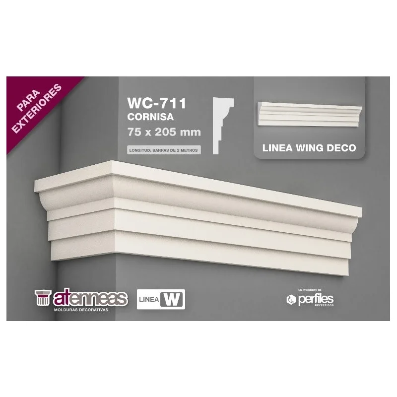 MOLDURA DECORATIVA WC-711