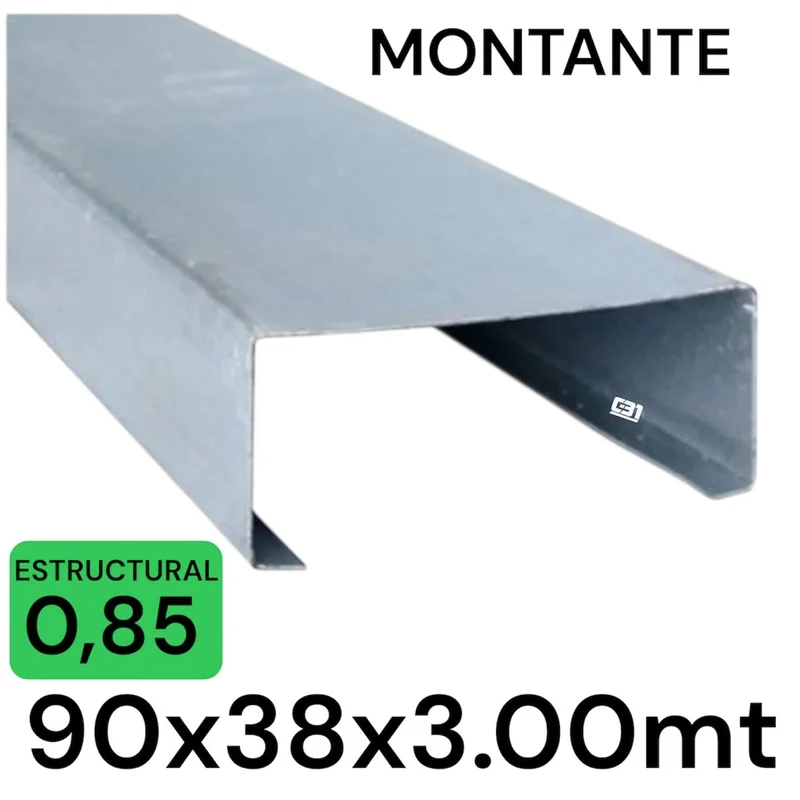 MONTANTE EUROPEA DE 90MM X 3M