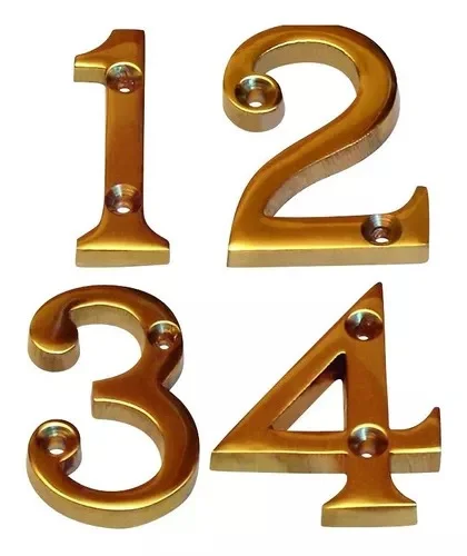 NUMEROS DE BRONCE 58 X 35MM