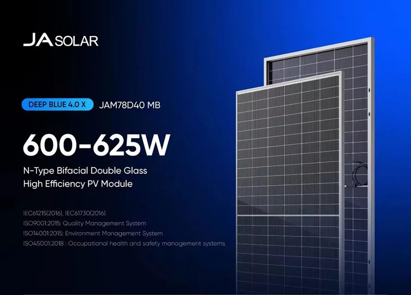 PANEL SOLAR 600W BIFACIAL