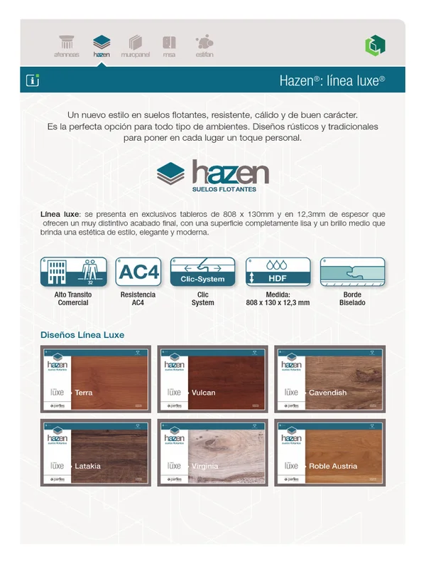 PISO HAZEN LUXE VIRGINIA