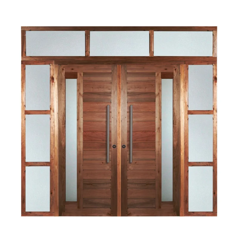 PORTON M1283 ABRIR 2H CAOBA