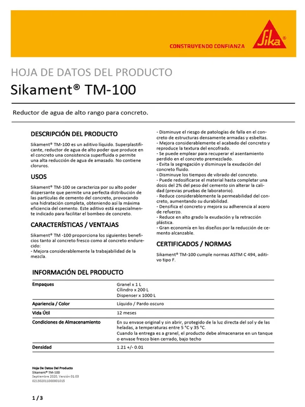 SIKAMENT R A GRANEL