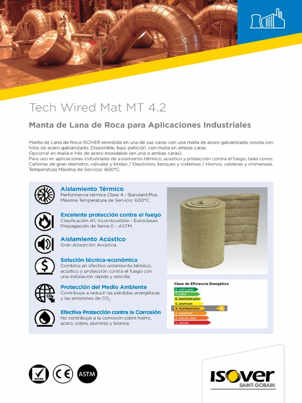 TECH WIRED MAT4.2 50 MM LV