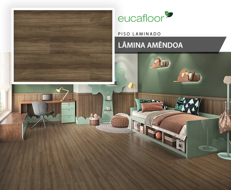 PISO EUCAFLOOR LAMINA AMENDOA