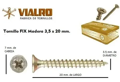 TORNILLO FIX 3.5 X 20