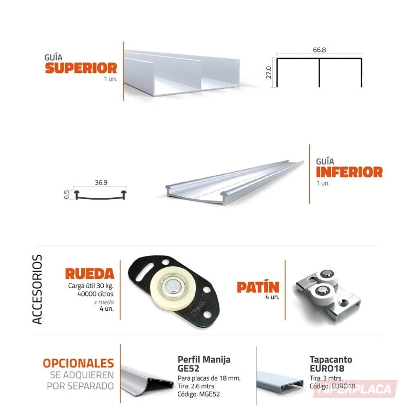 KIT GE52-3.0 X 2.6M