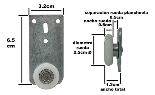 RUEDA E/PLACARD TA-R17 X 1 UN