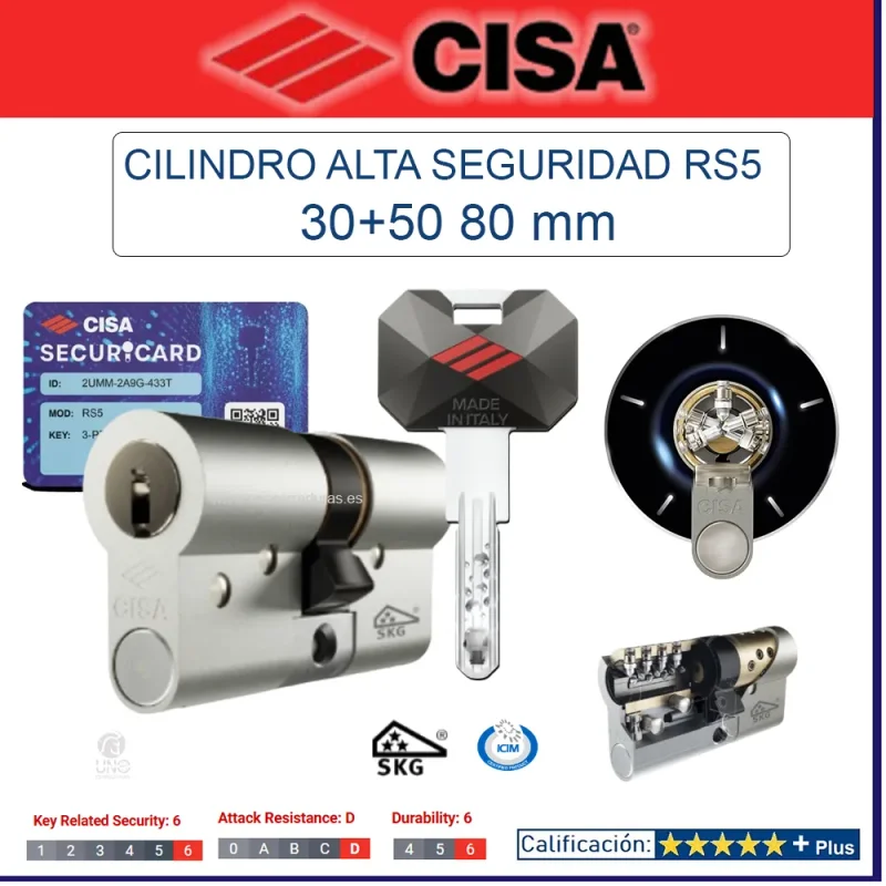 CILINDRO DOBLE 30/50