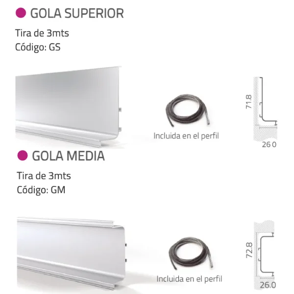 GOLA SUPERIOR CON FELPA