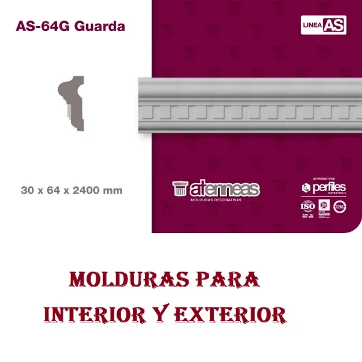 MOLDURA DECORATIVA AS-64G