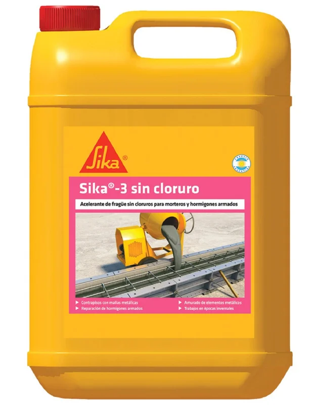 SIKA 3 SIN CLORURO BIDON 2 KG