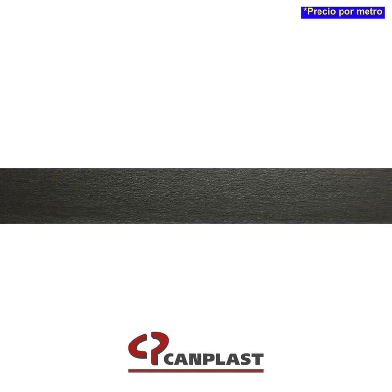 CANTO PVC TITANIO METALICO