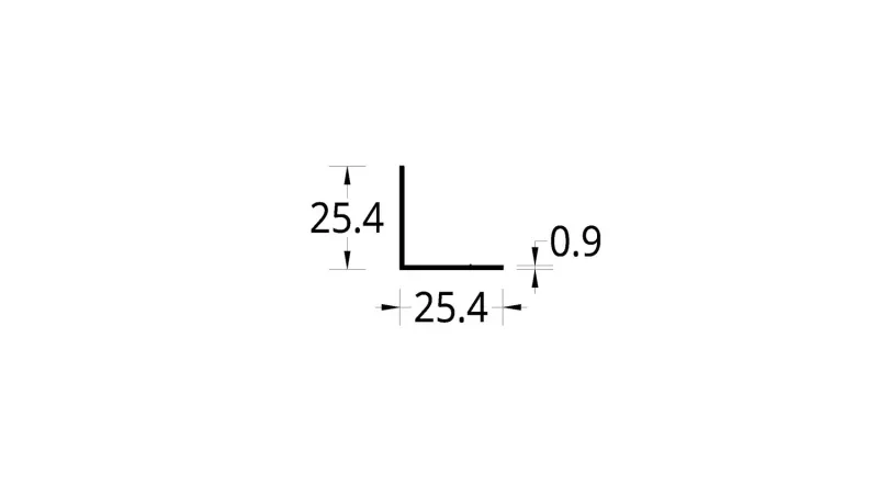 NL-025 25.4 X 25.4 E= 1.00 MM