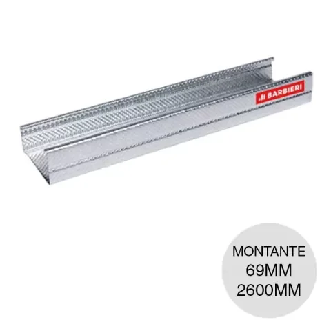 MONTANTE DE 69 ESPESOR 0.52MM