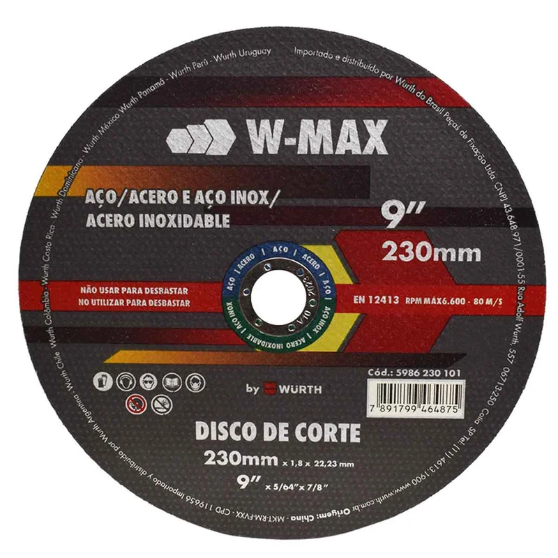 DISCO ABRASIVO 230MM