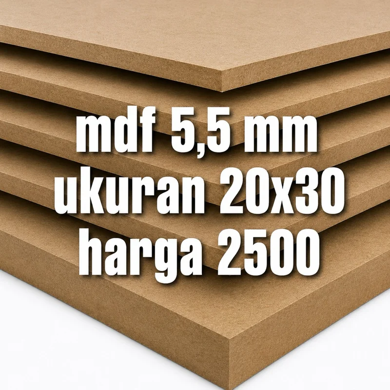HOJA MDF 5,5 MM 6T.R S.C S/T