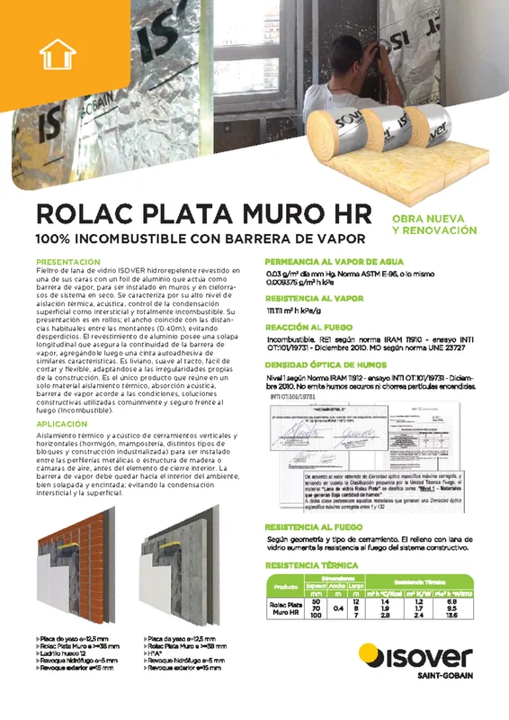 ROLAC PLATA MUROS SOLAPA L