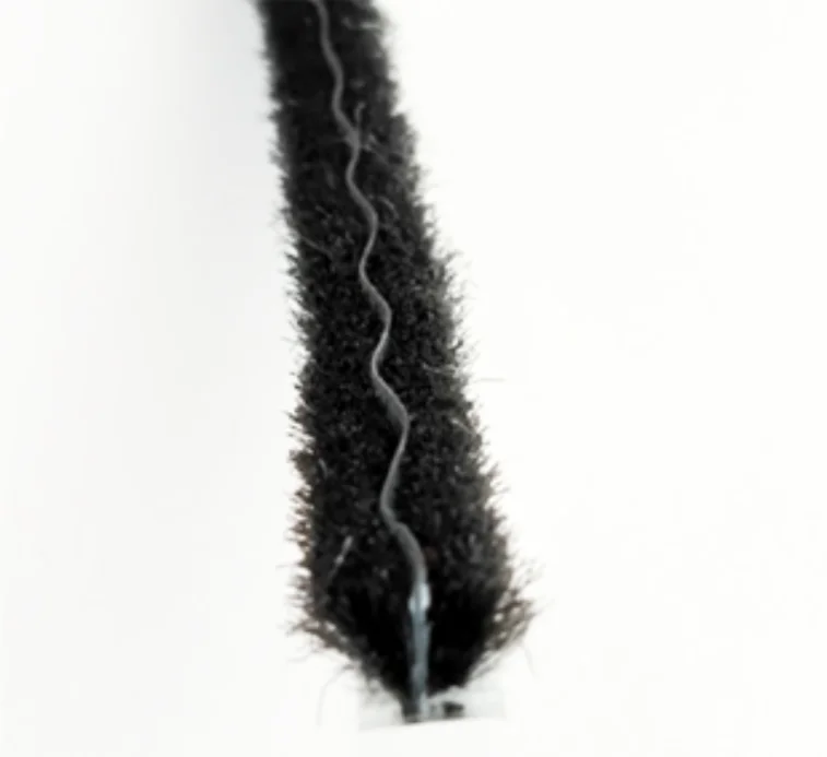 FELPA 7X8 F/SEAL NEGRA