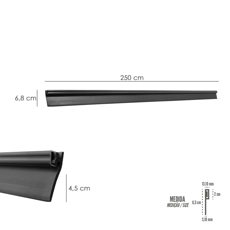 BURLETE EXT VID 2.5 MM