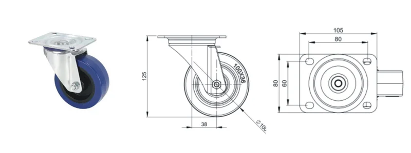 RUEDA 40MM U 16 (RFC-099-B)