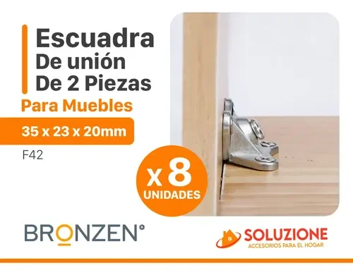HERRAJE UNION DE2 PIEZAS ZAMAC