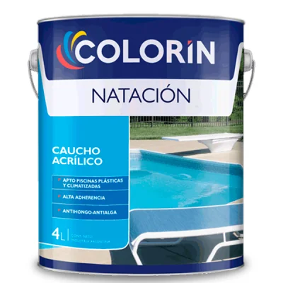 ACRILICO AL AGUA AZUL NATACION