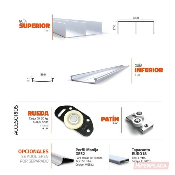 KIT GE52-2.0 X 2.6M