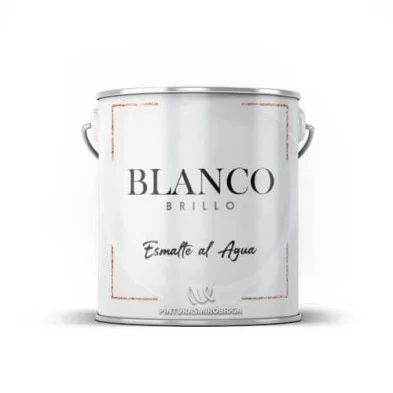 ESMALTE BRILLANTE BCO AL AGUA