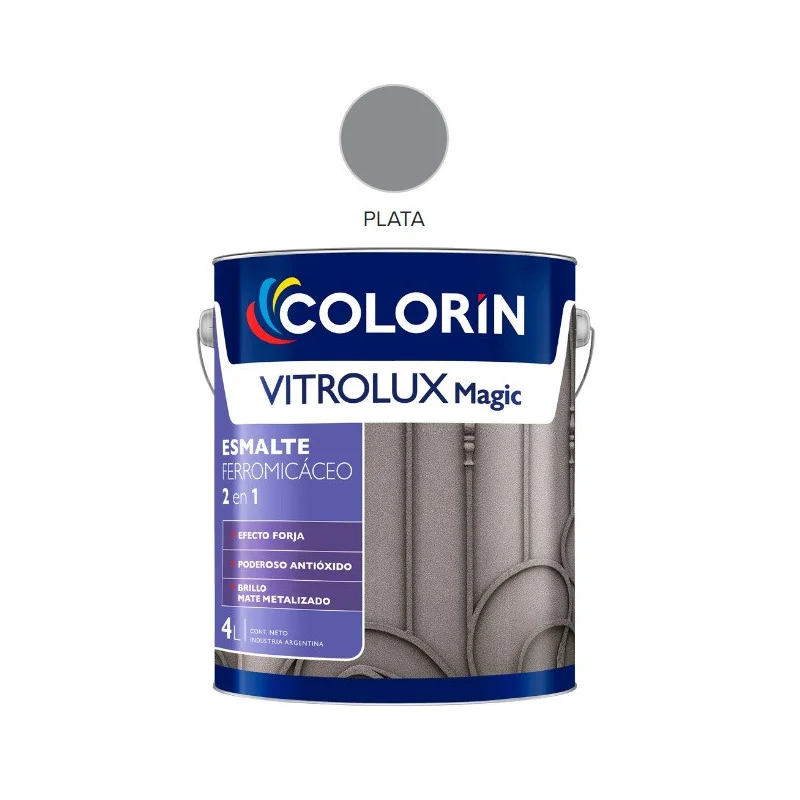 ESMALTE FERROMICACEO PLATA