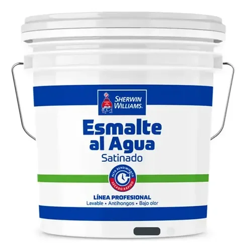 ESMALTE SATINADO BCO AL AGUA