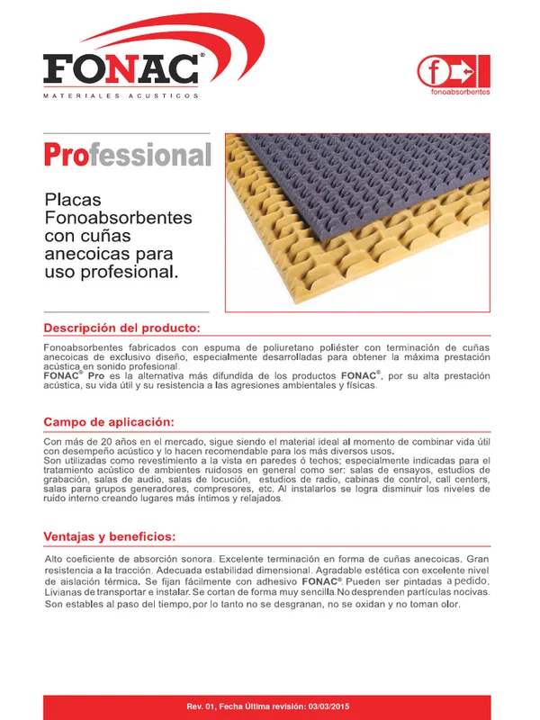FONAC STONE PRO E=25 MM