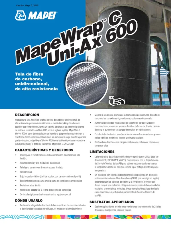 MAPEWRAP C UNI-AX 600/40